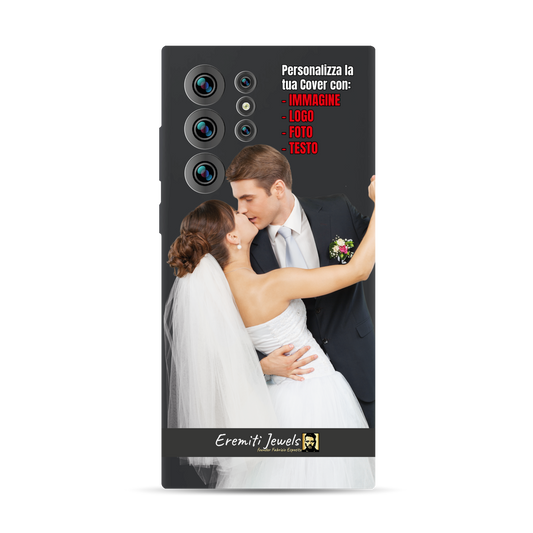 Cover personalizzata per Samsung - compatibile ultra resistente in tpu morbido con rilievo