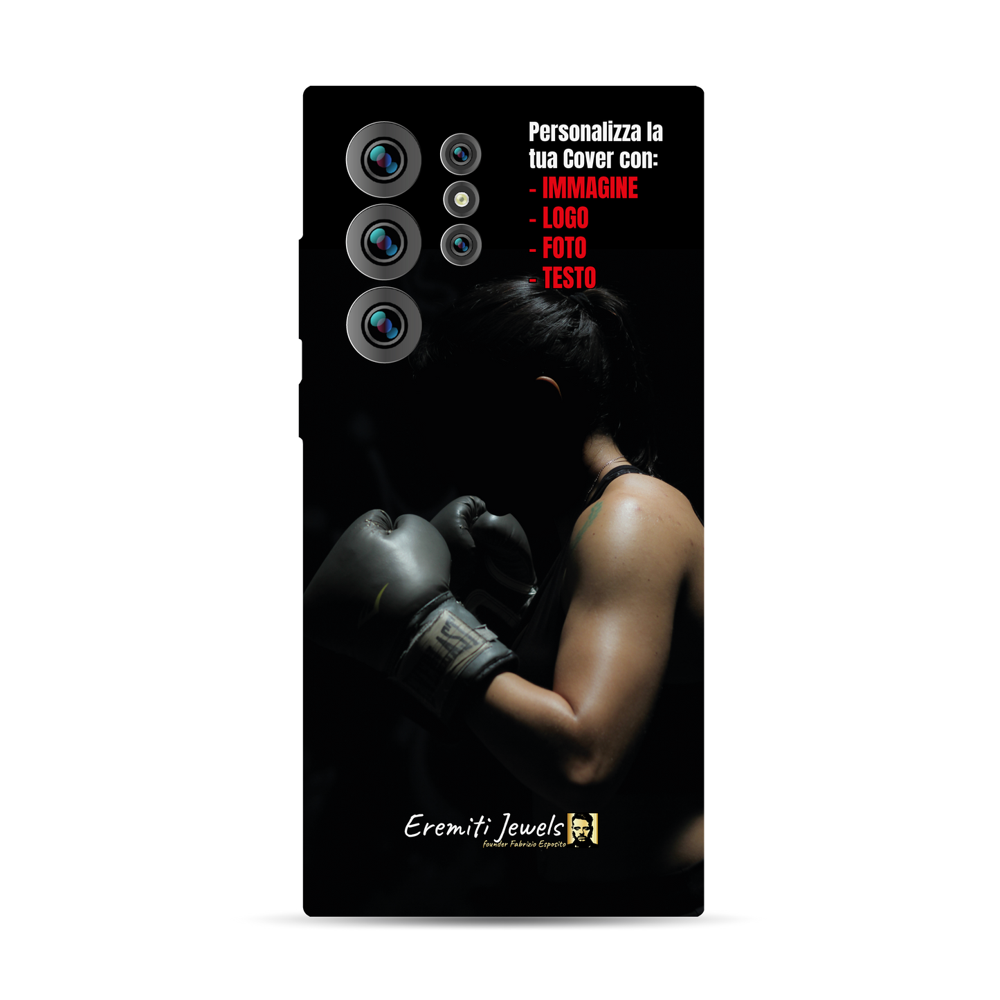 Cover personalizzata per Samsung - compatibile ultra resistente in tpu morbido con rilievo